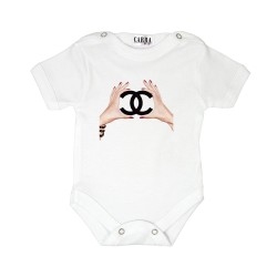 Carra Chanel Hands бебешко боди